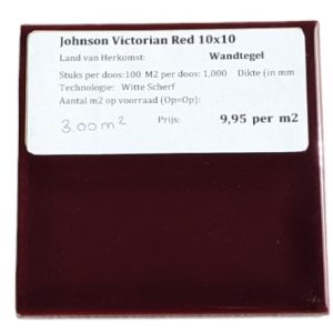 Johnson Victorian Red 10x10